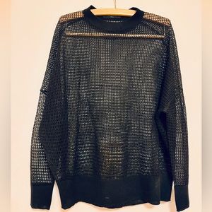 All Saints Mesh Sweater